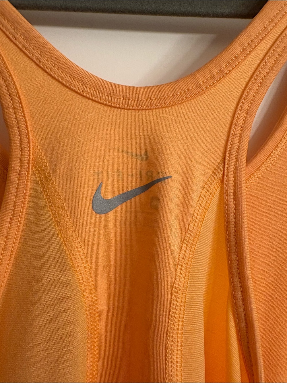 Nike Orange Racerback Performance Tank - Picture 6 of 8
